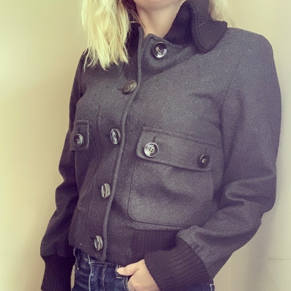 NY&C button up wool blend jacket - Picture 2 of 10